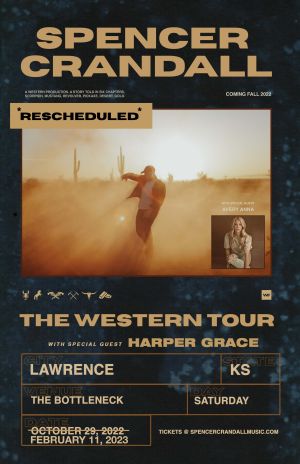 RESCHEDULED: Spencer Crandall: The Western Tour